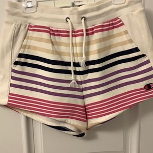 champion colour block sweat shorts